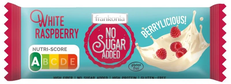 Frankonia No Sugar Added Riegel White Raspberry 1 Frankonia No Sugar Added Riegel White Raspberry