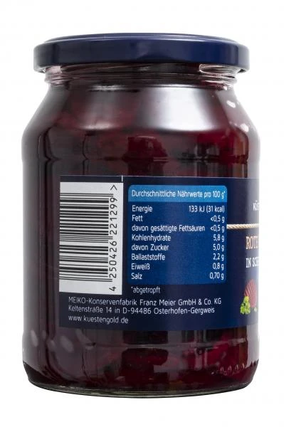 Küstengold Rote Bete In Scheiben 3 Küstengold Rote Bete In Scheiben – Bild 3