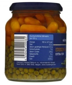 Küstengold Erbsen Mit Möhren Extra Fein -Günstiges Essen Verkaufsgeschäft 4502040214 4250426200331 03.jpg