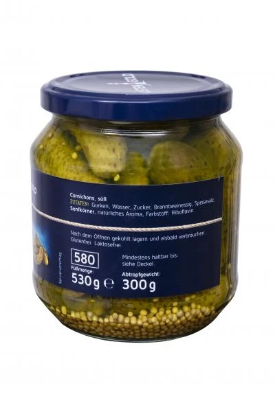 Küstengold Cornichons Süß 2 Küstengold Cornichons Süß – Bild 2