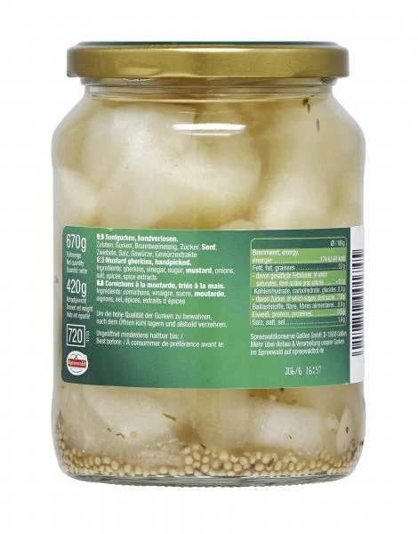 Spreewaldhof Senfgurken 2 Spreewaldhof Senfgurken – Bild 2
