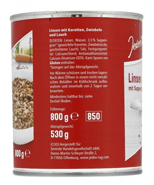Jeden Tag Linsen Mit Suppengrün 2 Jeden Tag Linsen Mit Suppengrün – Bild 2