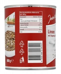 Jeden Tag Linsen Mit Suppengrün 5 Jeden Tag Linsen Mit Suppengrün -Günstiges Essen Verkaufsgeschäft 4502040345 4306188018544 03.jpg