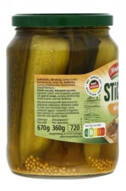 Hengstenberg Sticksi Gurkenviertel Süß-würzig -Günstiges Essen Verkaufsgeschäft 4502040395 40081496 03.jpg