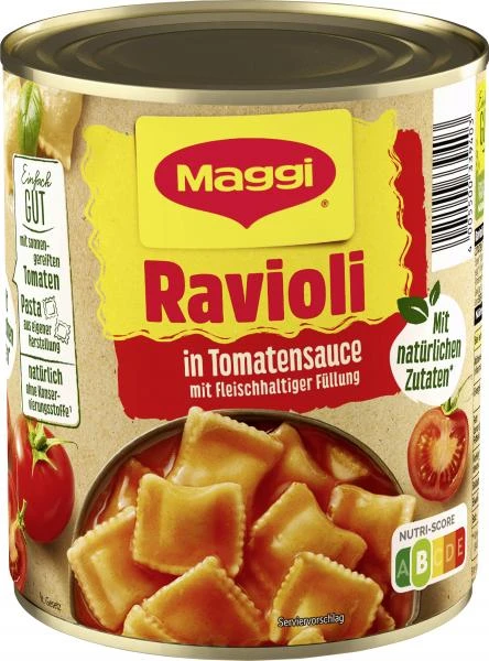Maggi Ravioli In Tomatensauce 1 Maggi Ravioli In Tomatensauce
