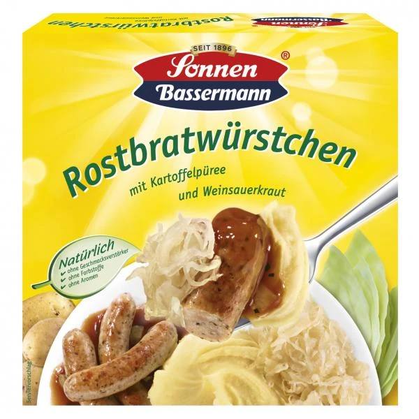 Sonnen Bassermann Rostbratwürstchen 1 Sonnen Bassermann Rostbratwürstchen