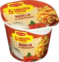 Maggi 5 Minuten Terrine Nudeln In Rahmsauce