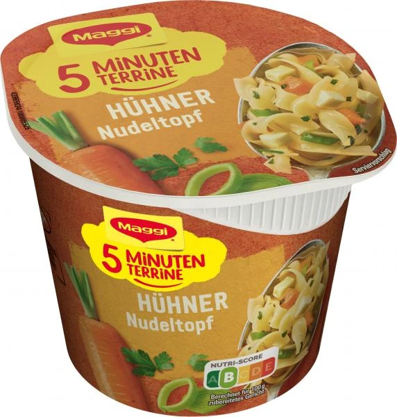 Maggi 5 Minuten Terrine Hühner Nudeltopf 1 Maggi 5 Minuten Terrine Hühner Nudeltopf
