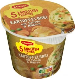 Maggi 5 Minuten Terrine Kartoffelbrei Mit Erbsen & Möhren