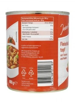 Jeden Tag Fleischbällchentopf Mit Tomaten Und Nudeln -Günstiges Essen Verkaufsgeschäft 4502050604 4306188051183 03