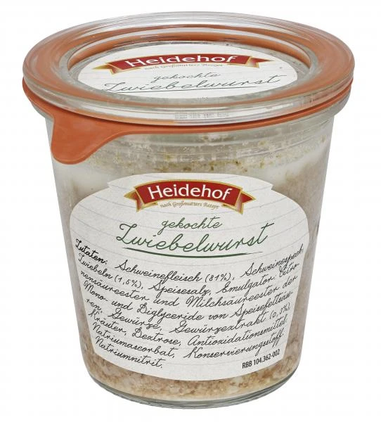 Heidehof Zwiebelwurst Gekocht 1 Heidehof Zwiebelwurst Gekocht