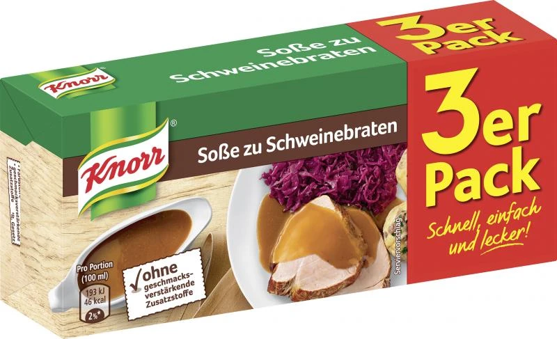 Knorr Soße Zu Schweinebraten 1 Knorr Soße Zu Schweinebraten