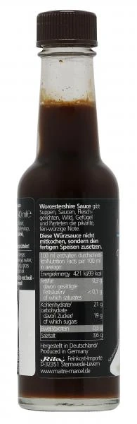 Maitre Marcel Worcestershire Sauce 3 Maitre Marcel Worcestershire Sauce – Bild 3