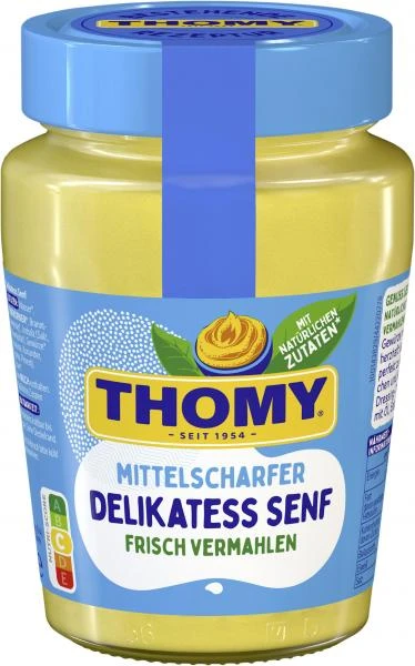 Thomy Delikatess Senf Mittelscharf 1 Thomy Delikatess Senf Mittelscharf