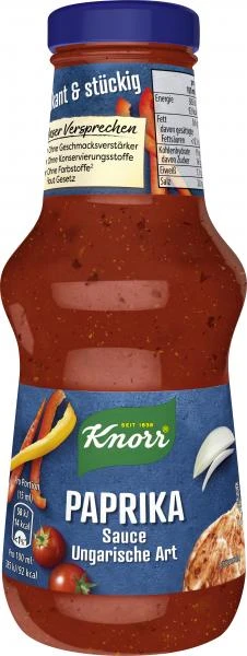 Knorr Paprika Sauce Ungarische Art