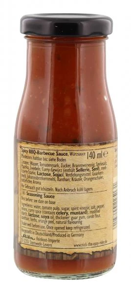Nick BBQ Barbeque Sauce Spicy 2 Nick BBQ Barbeque Sauce Spicy – Bild 2