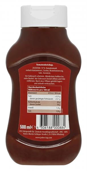 Jeden Tag Tomatenketchup 2 Jeden Tag Tomatenketchup – Bild 2