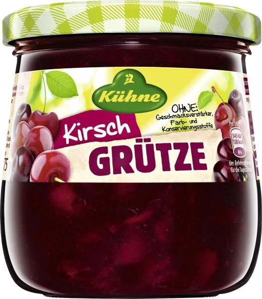 Kühne Rote Grütze Kirsch 1 Kühne Rote Grütze Kirsch