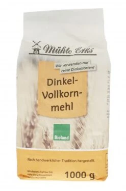 Mühle Erks Bioland Vollkorn Dinkelmehl