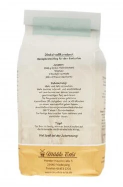Mühle Erks Bioland Vollkorn Dinkelmehl -Günstiges Essen Verkaufsgeschäft 4502110087 4038269001700 03