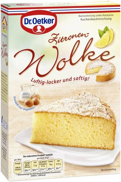 Dr. Oetker Zitronen-Wolke 1 Dr. Oetker Zitronen-Wolke
