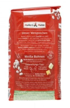 Müller's Mühle Weiße Bohnen -Günstiges Essen Verkaufsgeschäft 4502110400 4000286217051 03