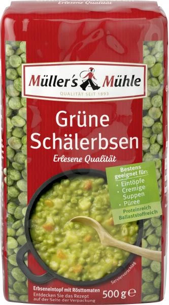 Müller's Mühle Grüne Schälerbsen 1 Müller's Mühle Grüne Schälerbsen