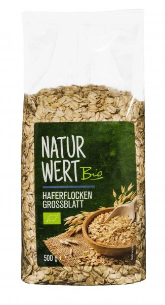 NaturWert Bio Haferflocken Grossblatt 1 NaturWert Bio Haferflocken Grossblatt
