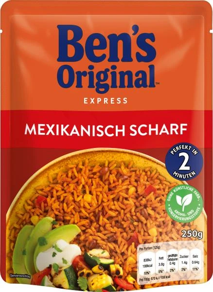 Ben's Original Express Mexikanisch Scharf 1 Ben's Original Express Mexikanisch Scharf