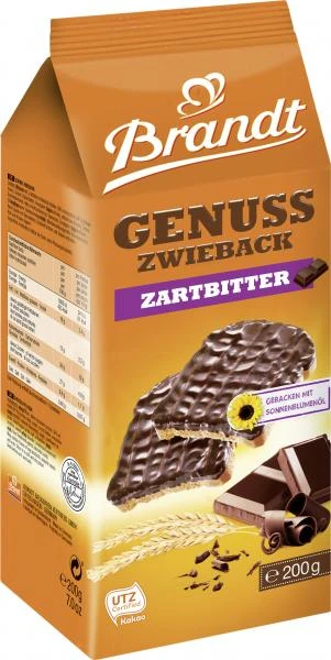Brandt Genuss Zwieback Zartbitter 1 Brandt Genuss Zwieback Zartbitter