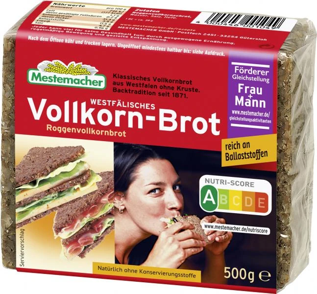 Mestemacher Echt Westfälisches Vollkorn-Brot 1 Mestemacher Echt Westfälisches Vollkorn-Brot